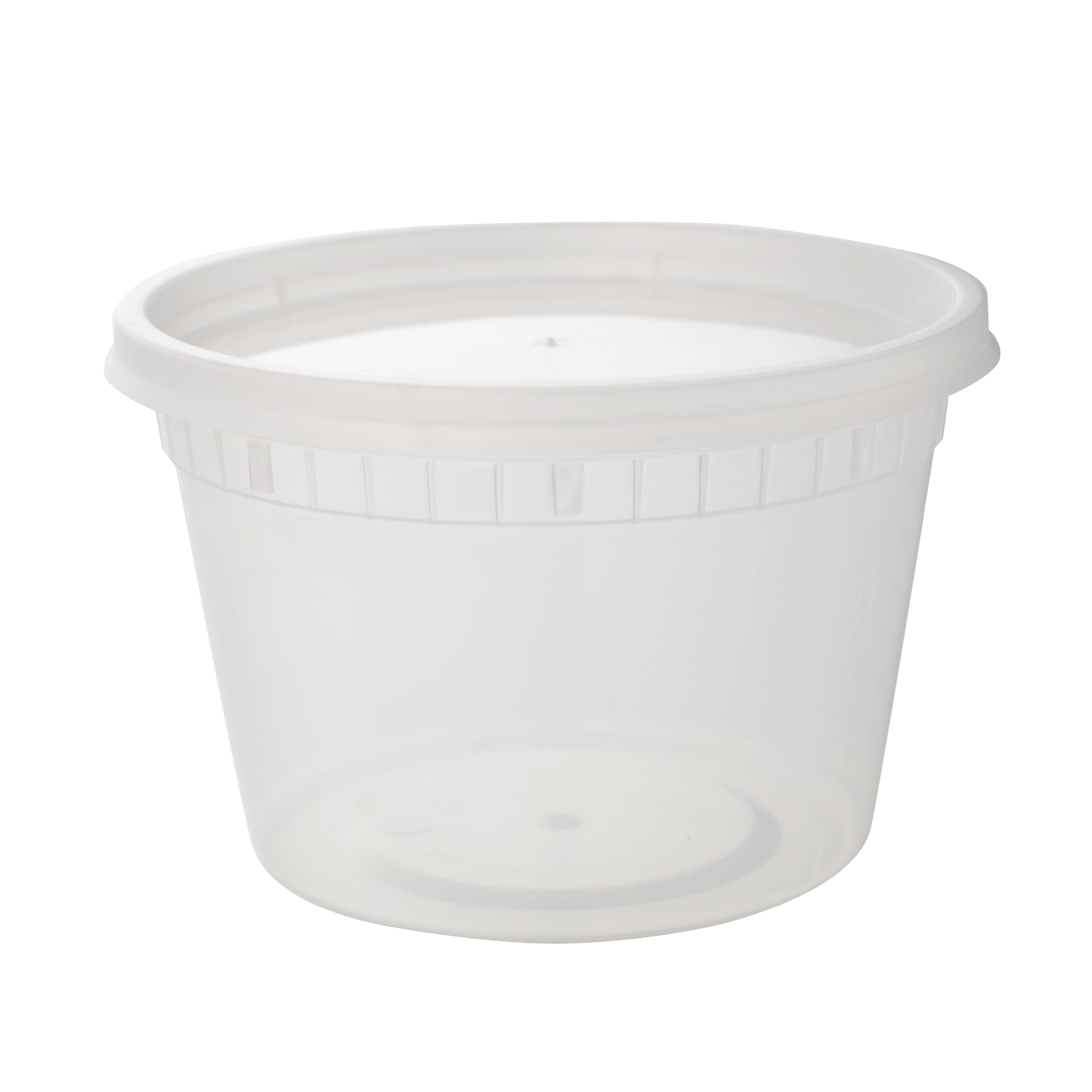 16oz Round Deli Container with Lid Combo
