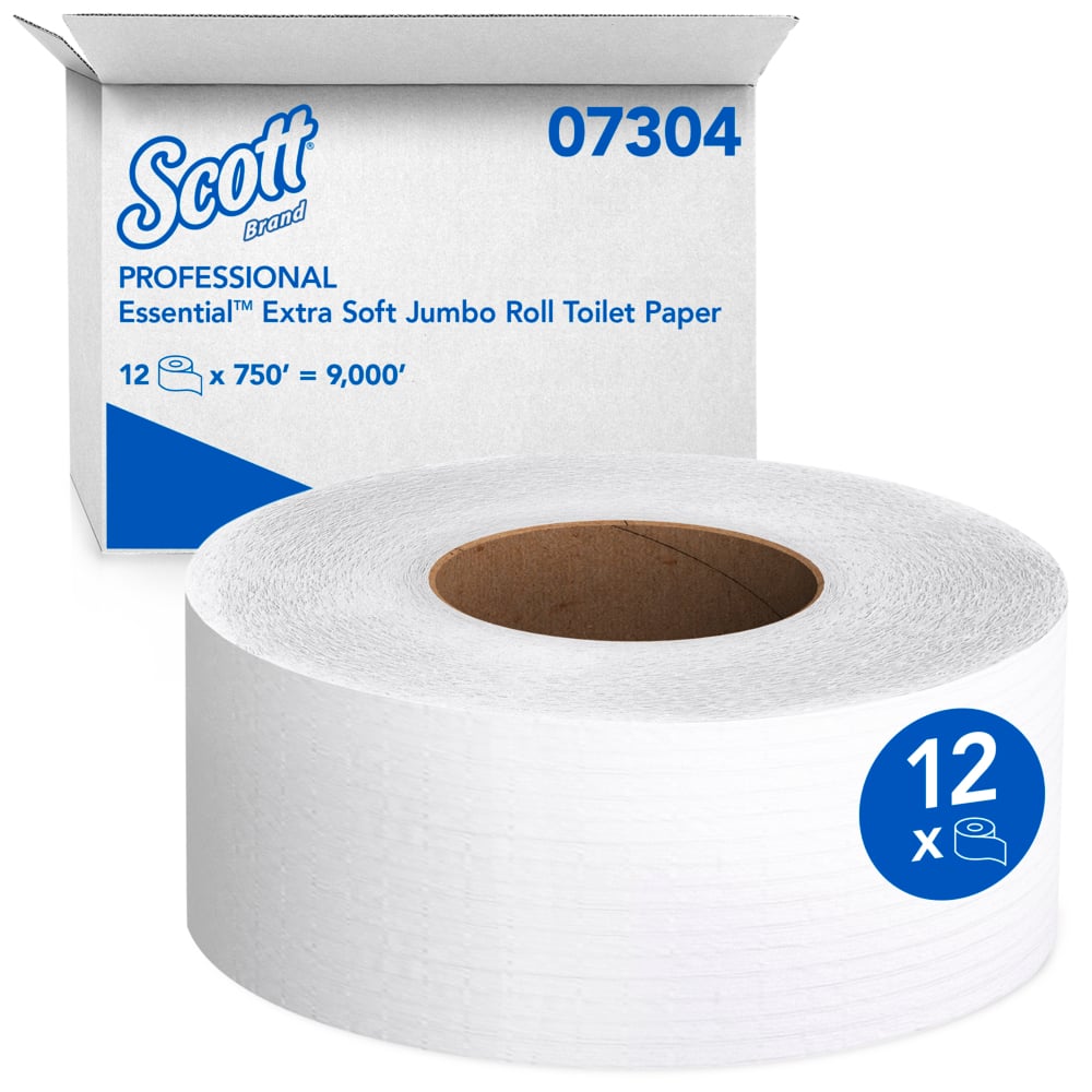 3-6/11" x 750' Kleenex® Cottonelle® JRT JR Jumbo 2-Ply Roll Tissue