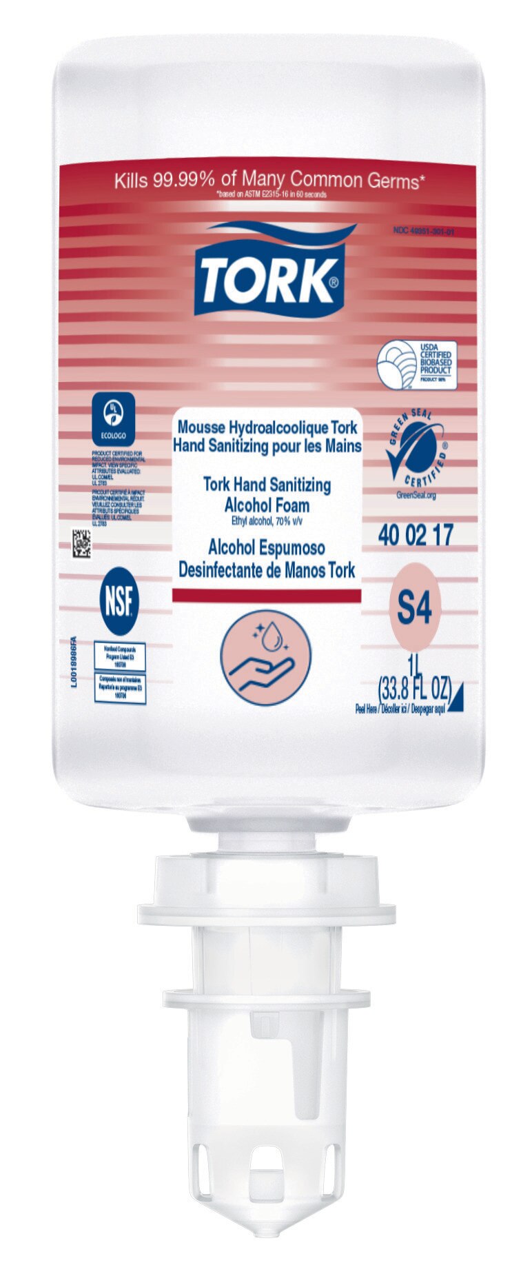 Tork Premium Alcohol Foam Sanitizer
