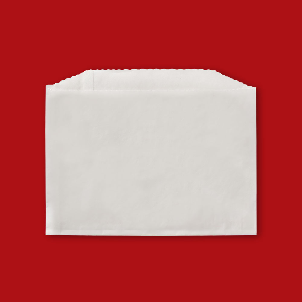 4-7/8" x 4" White French Fry Bags