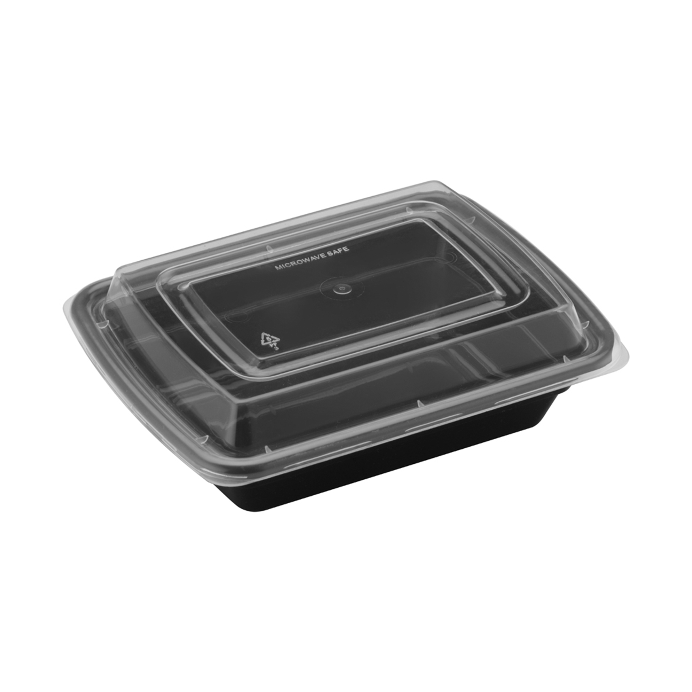 12oz Rectangular Takeout Bowl W/Lid