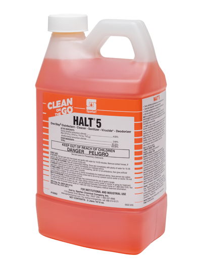 Clean on the Go HALT® 5 Disinfectant Cleaner-4/2LTR