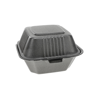 5.75"x5.75"x3.25" Black Foam Smartlock Square Container