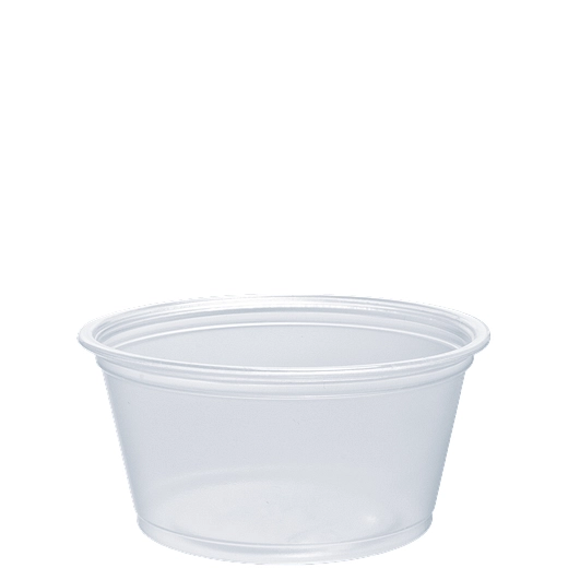 2 oz Clear Conex Complements® Polypropylene Portion Containers