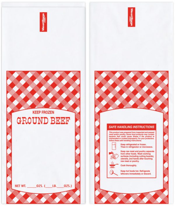 1 lb Ground Beef Meat Bags