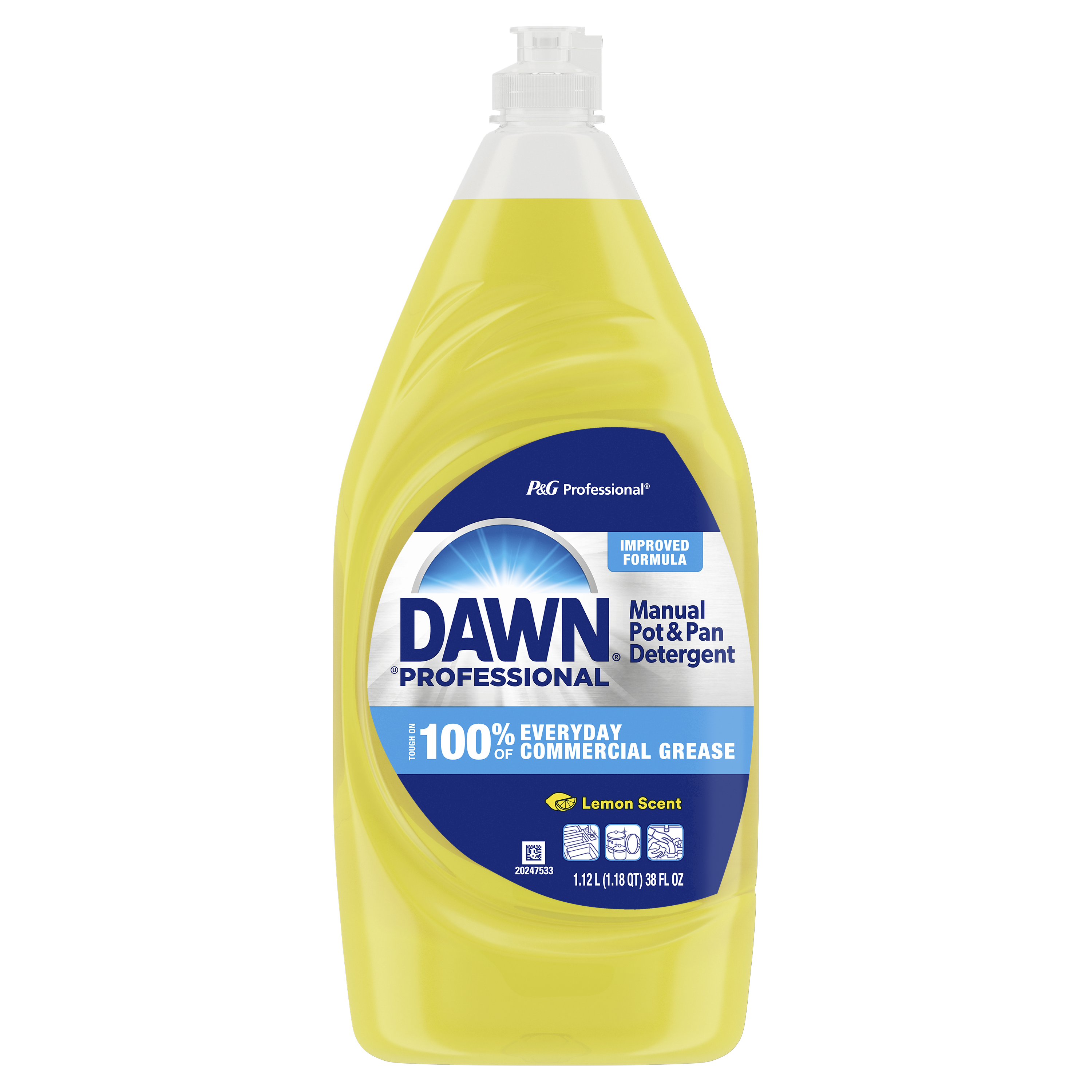 Dawn Manual Pot & Pan Detergent Lemon-8/32oz