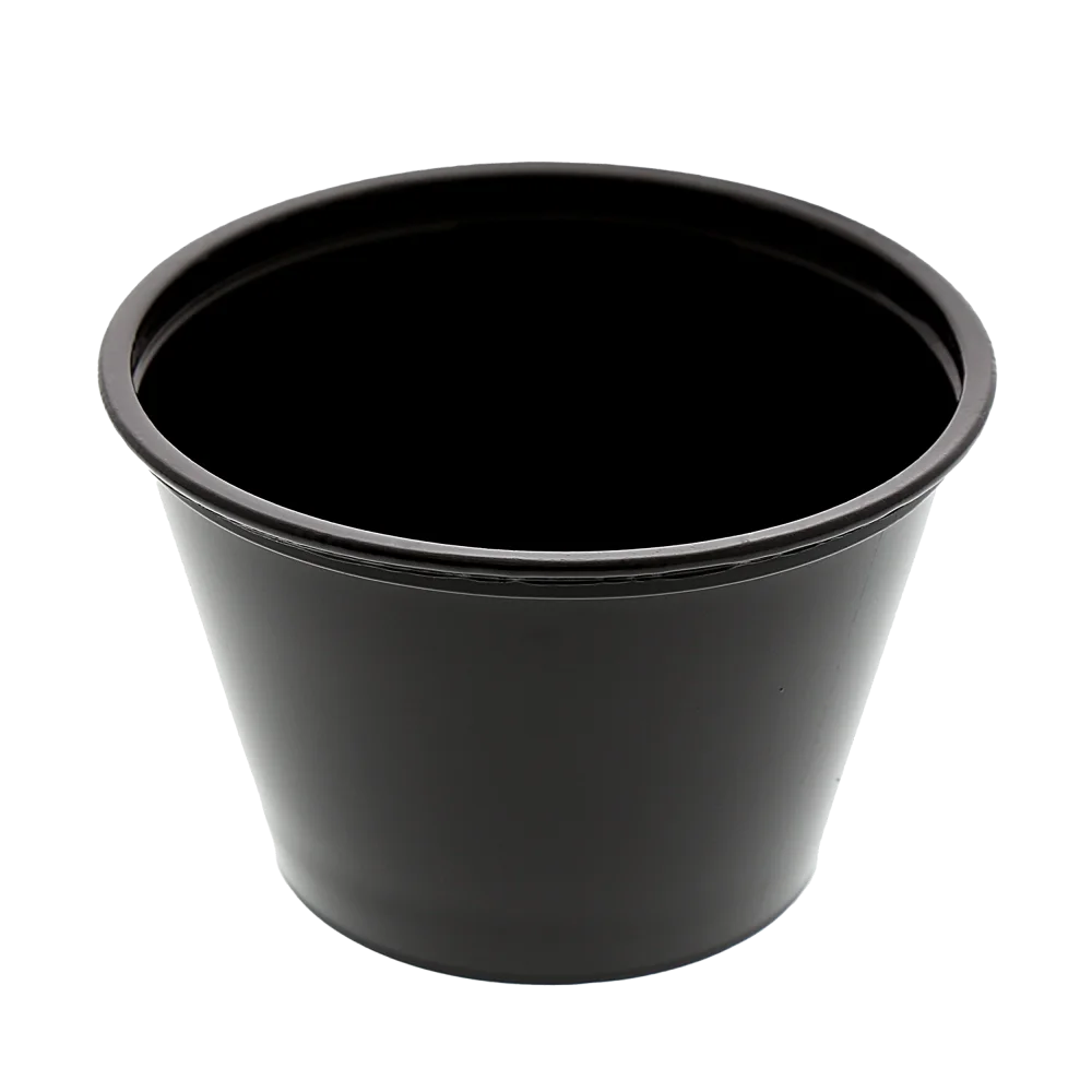 4oz Polypropylene Portion Cups-Black