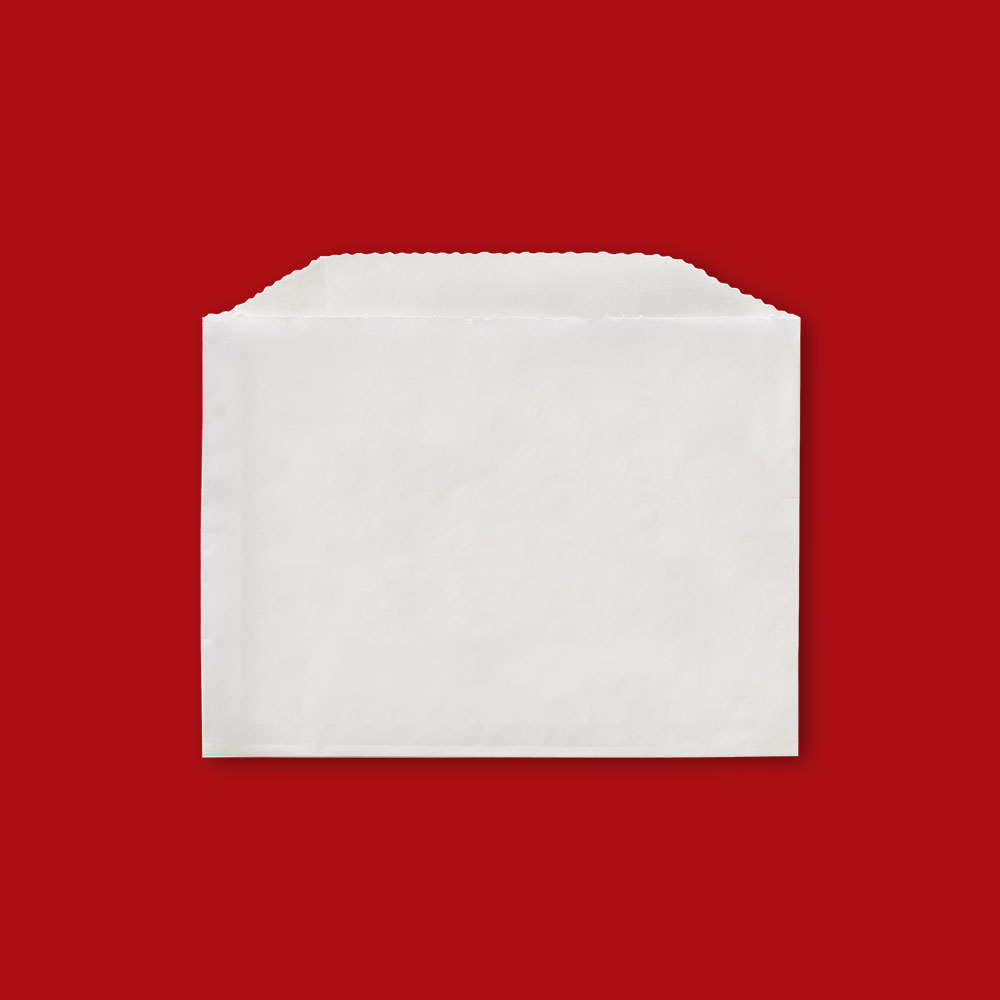 4-1/2" x 3-1/2" White French Fry Bags