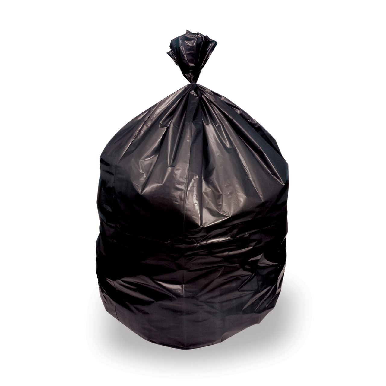 Lo-D 60 Gallon Can Liners - 38" x 58" - 1.3Mil - Black