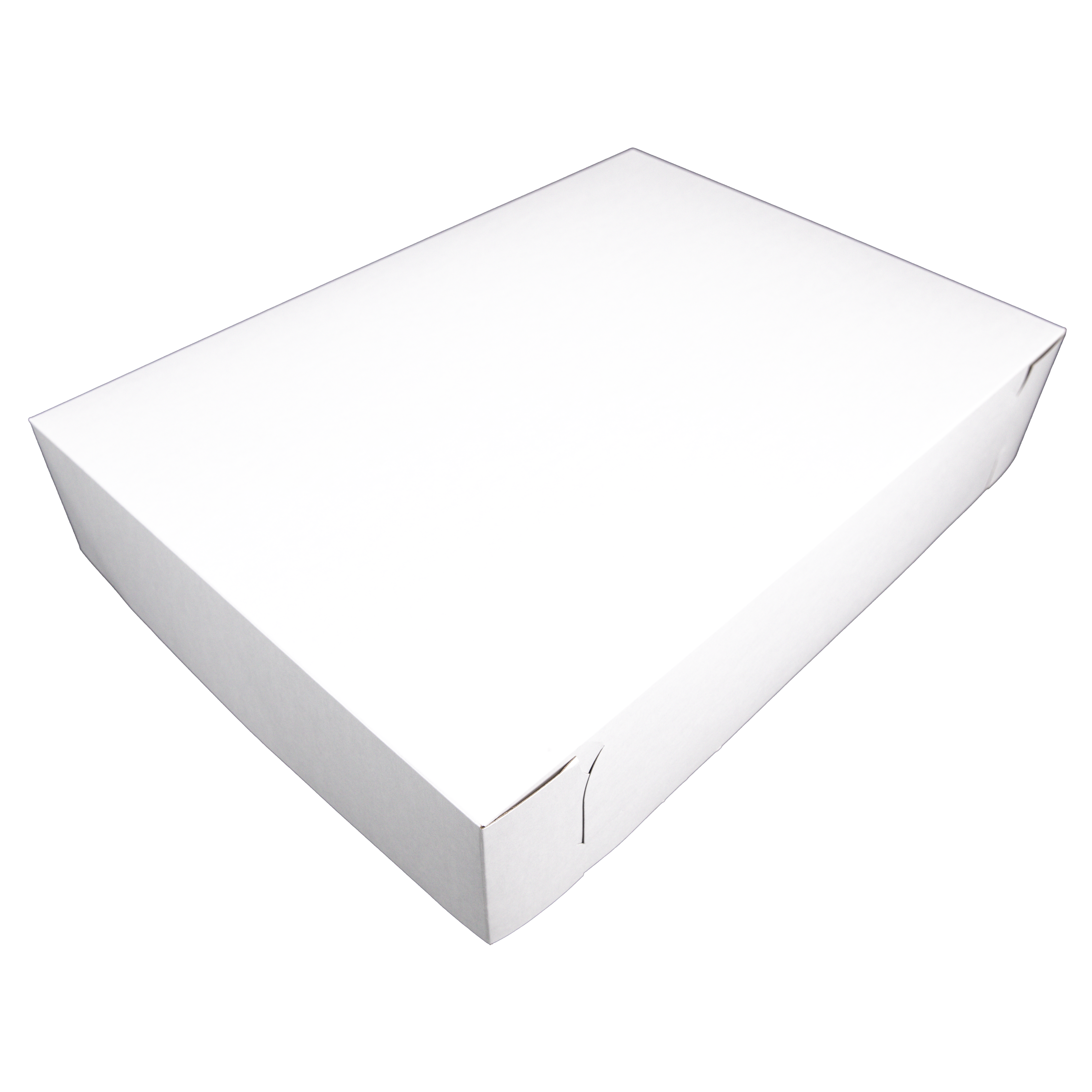 18" x 13" x 3-1/2" White Donut Trays