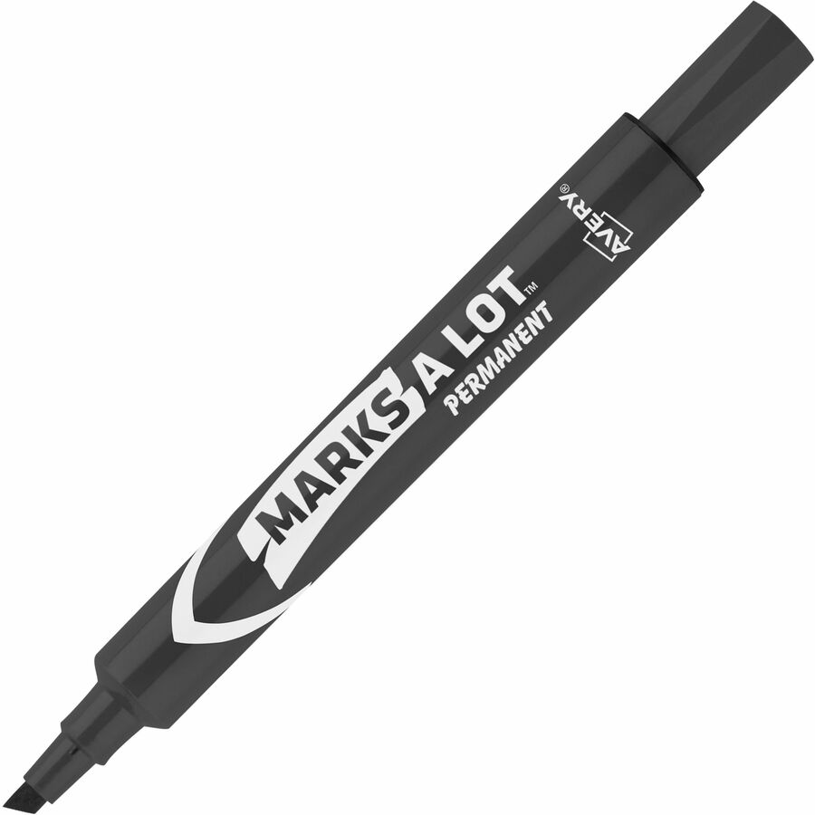 Avery® Large Chisel Tip Marks A Lot Marks A Lot Permanent Markers-Black
