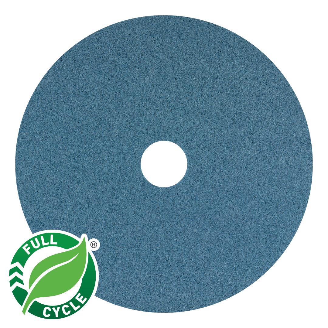 18" Blue Cleaner Pad - 5/CS