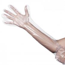 FoodHandler® Classic Embossed Elbow Length Poly Gloves