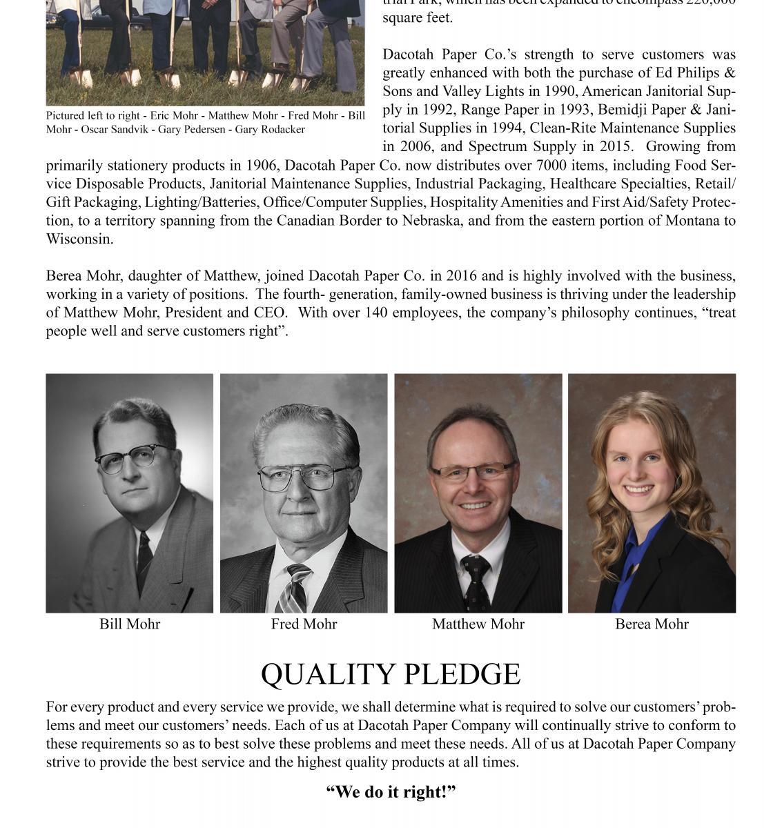 Corporate Overview Dacotah Paper