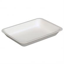 Pactiv #2 White Supermarket Foam Tray